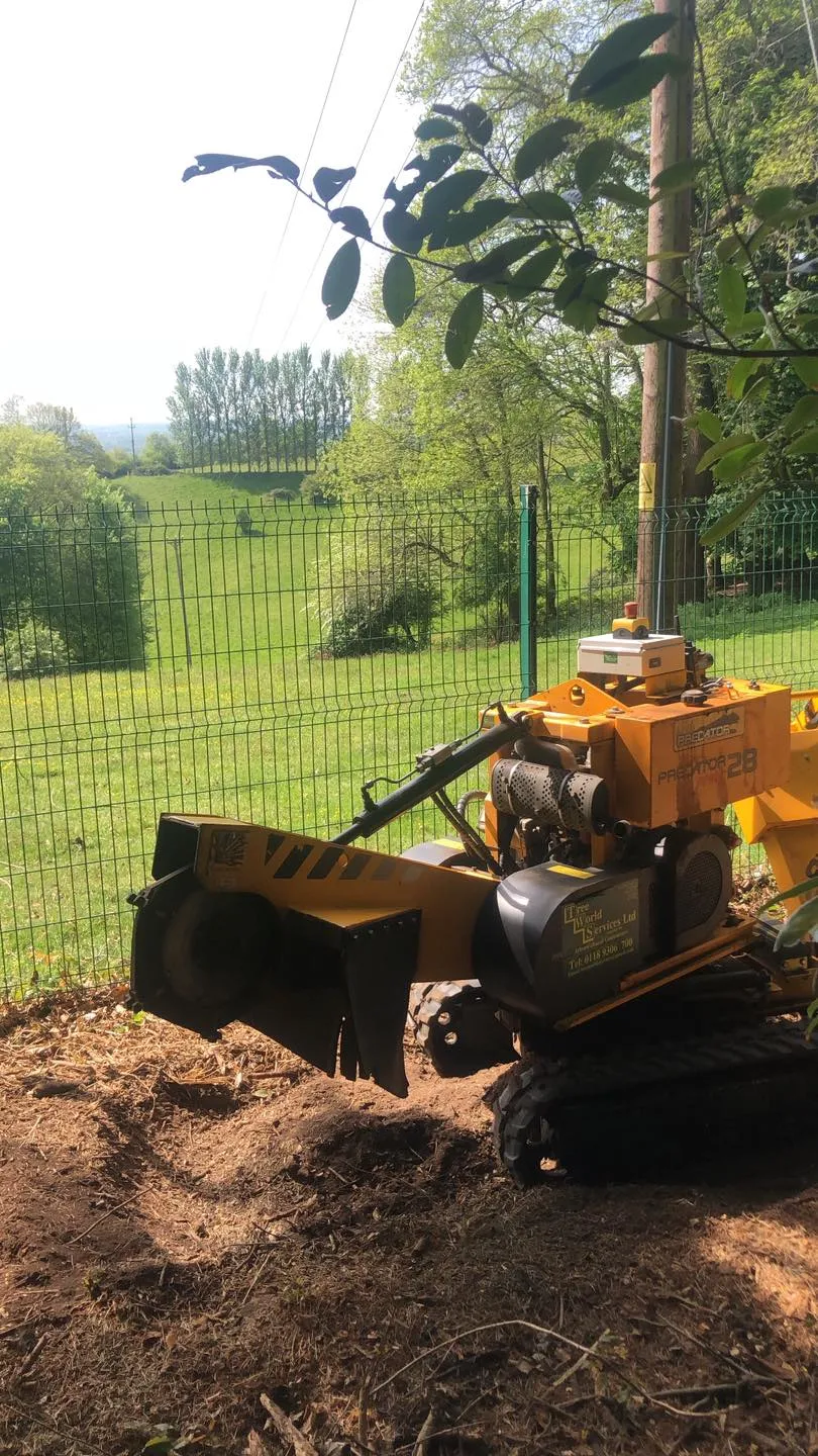 A small machine is sitting in the dirt.